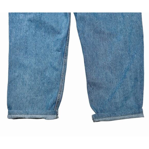 Levis Men 550 Jeans 38x26 Relaxed Fit Straight Leg Medium Wash Tagged 38x34 READ - Picture 8 of 11